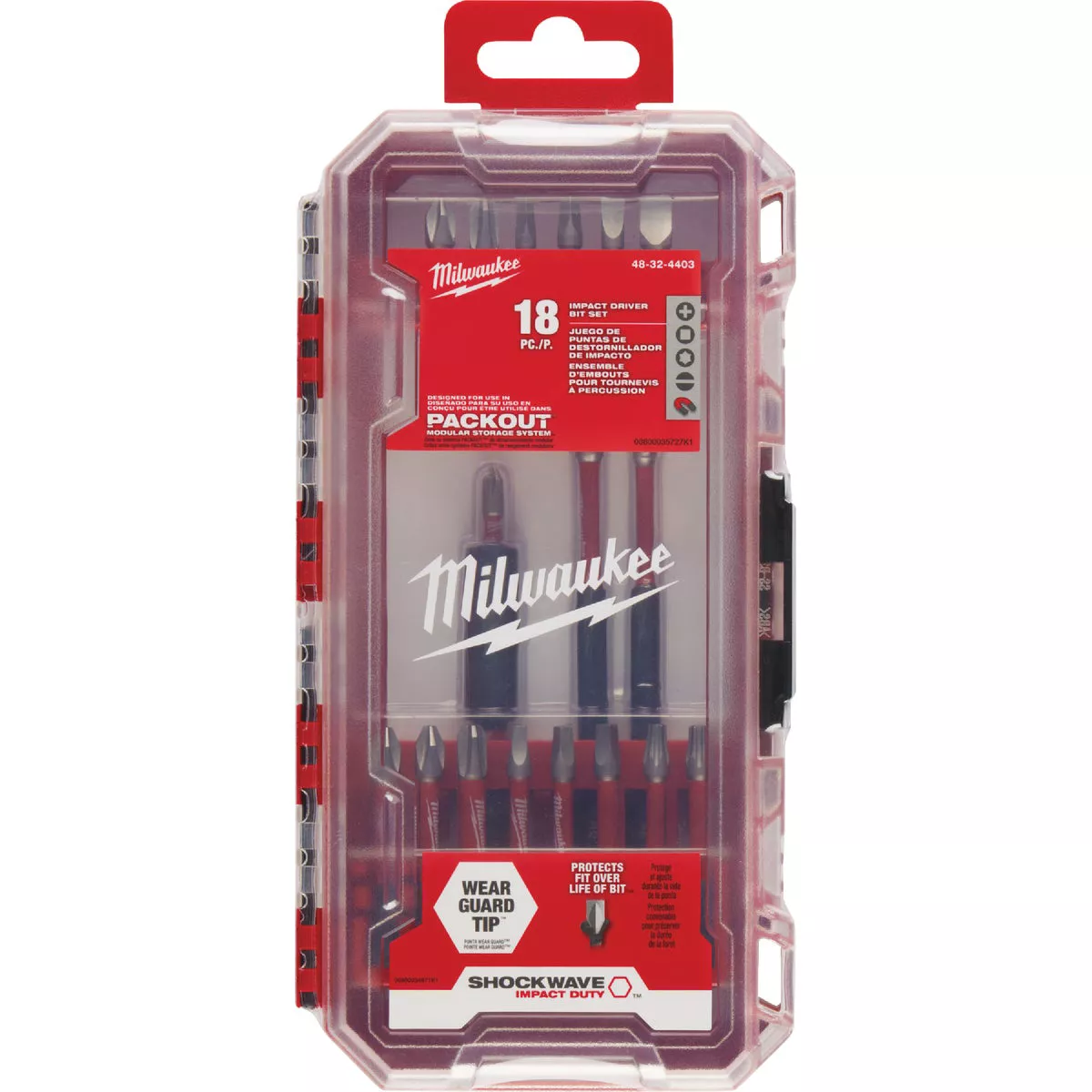 Milwaukee SHOCKWAVE Impact Screwdriver Bit Set (18-Piece) - photo 2
