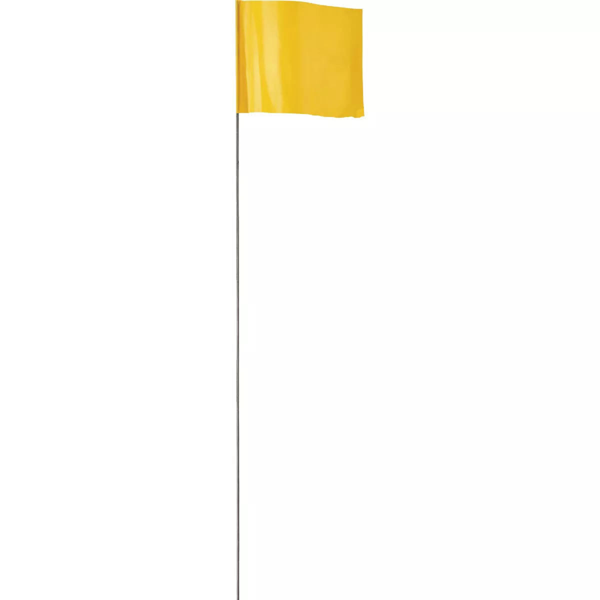 Empire 21 In. Steel Staff Yellow Marking Flags (100-Pack)