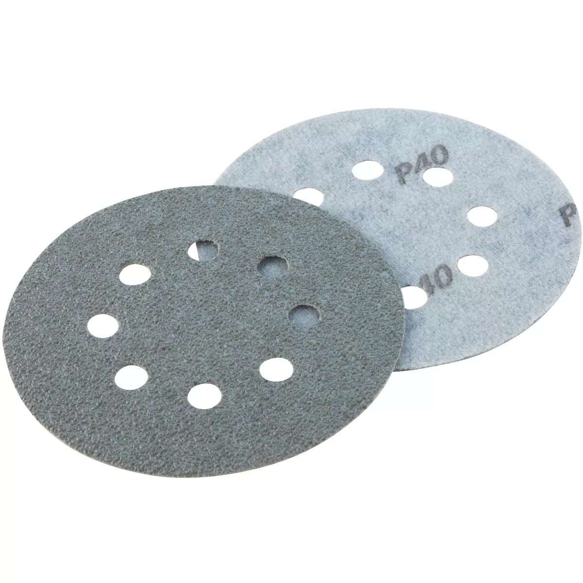 Gator Blade 5 In. 40-Grit 8-Hole Pattern Vented Sanding Disc with Hook & Loop Backing (3-Pack)