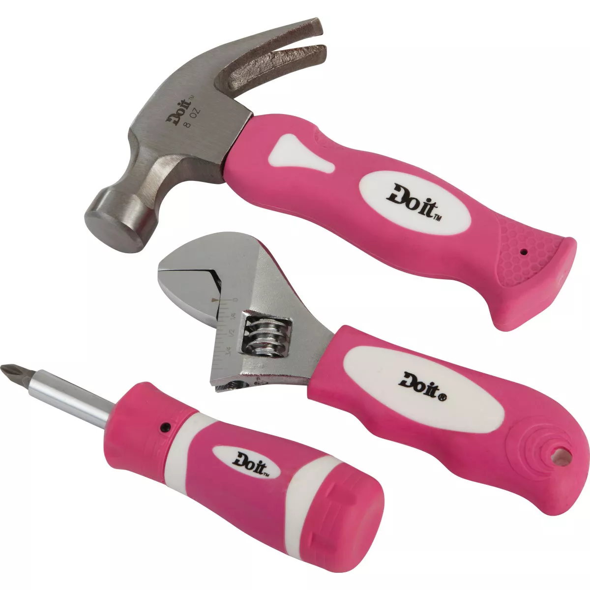 Do it 6-in-1 Screwdriver, Wrench, Hammer Mini Tool Set (3-Piece) - photo 2