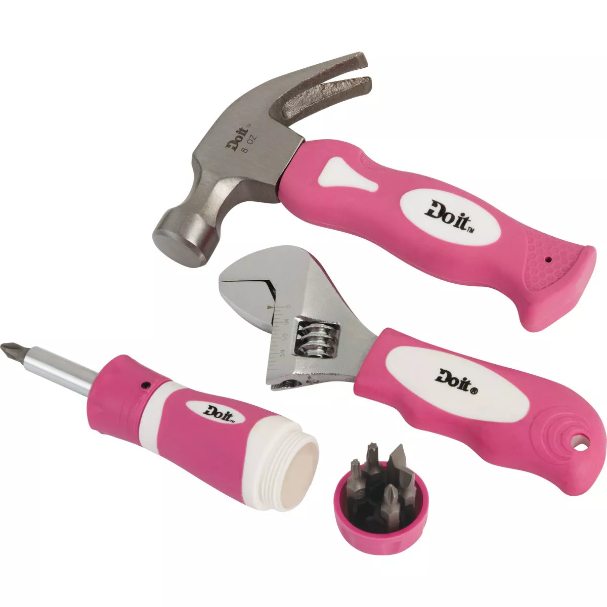 Do it 6-in-1 Screwdriver, Wrench, Hammer Mini Tool Set (3-Piece) - photo 5