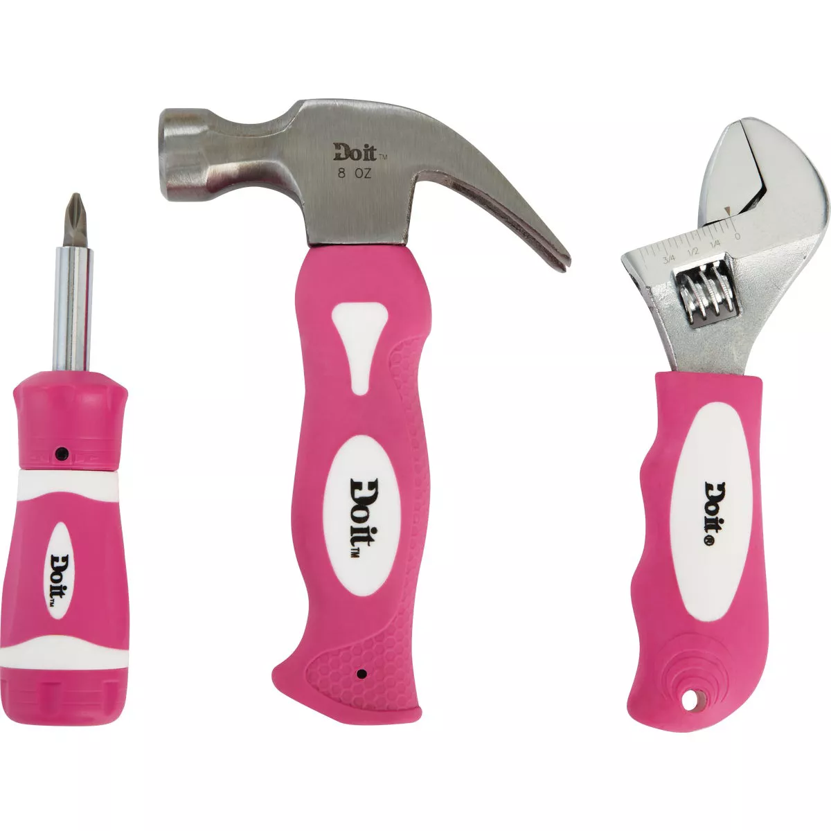 Do it 6-in-1 Screwdriver, Wrench, Hammer Mini Tool Set (3-Piece) - photo 7