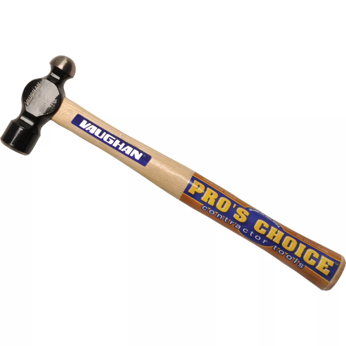 Vaughan 24 Oz. Steel Ball Peen Hammer with Hickory Handle