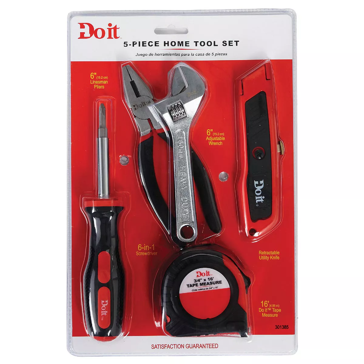 Do it Assorted Tools Home Tool Set (5-Piece) - photo 2