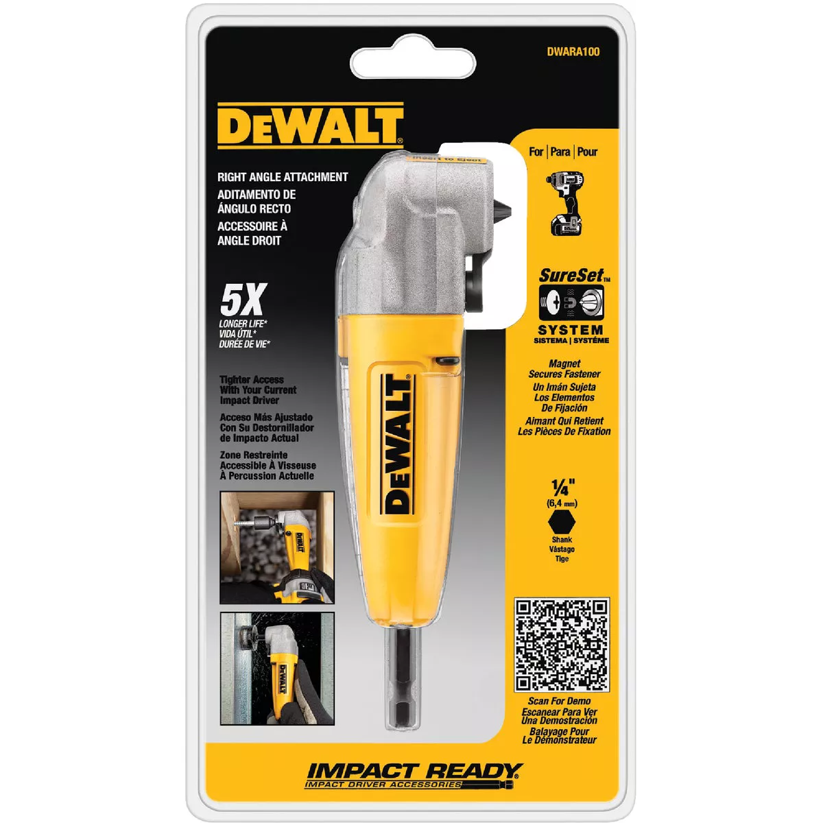 DEWALT Impact Ready Right Angle Drive Attachment - photo 3