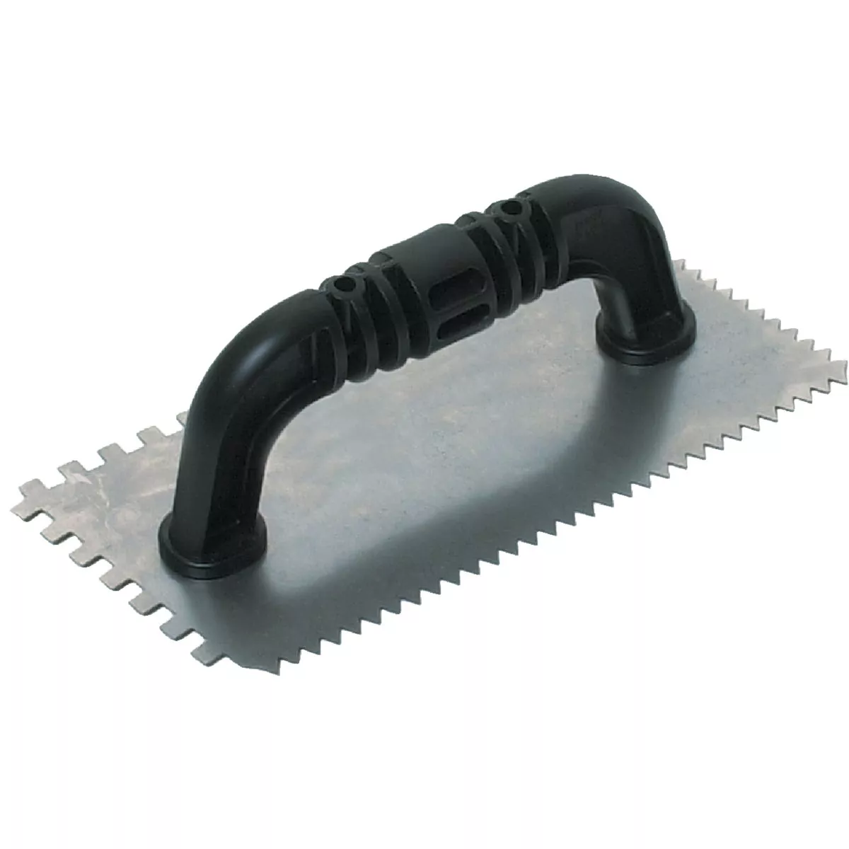 Marshalltown QLT 1/4 In. Square Notched & 1/4 In. V-Notched Trowel w/Black Handle
