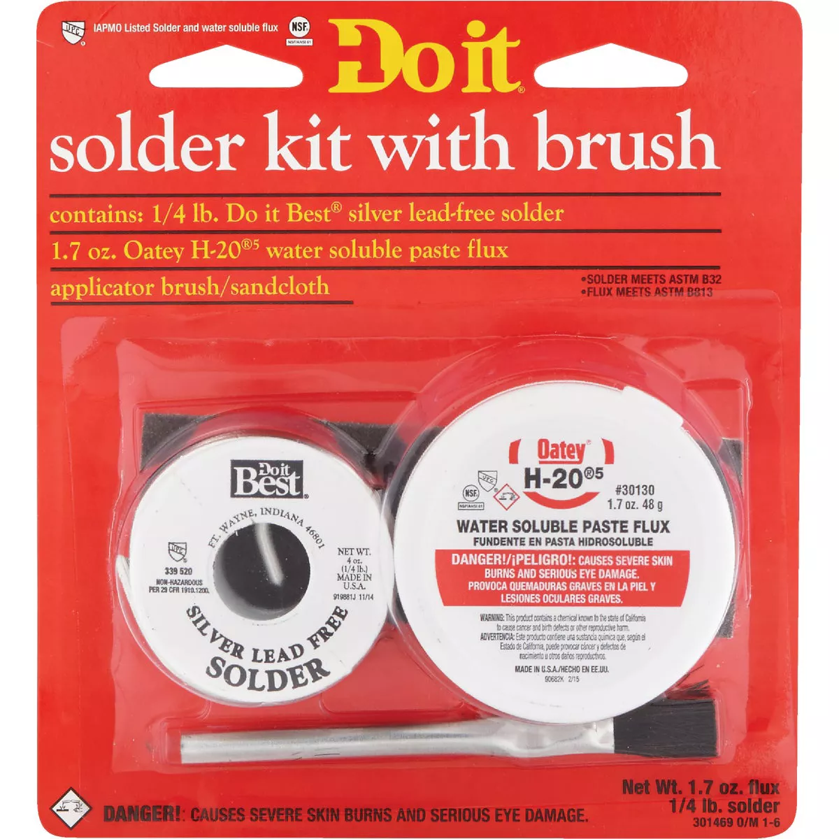 Do it Silver Lead-Free 1/4 Lb. H-205 Solder Kit - photo 2