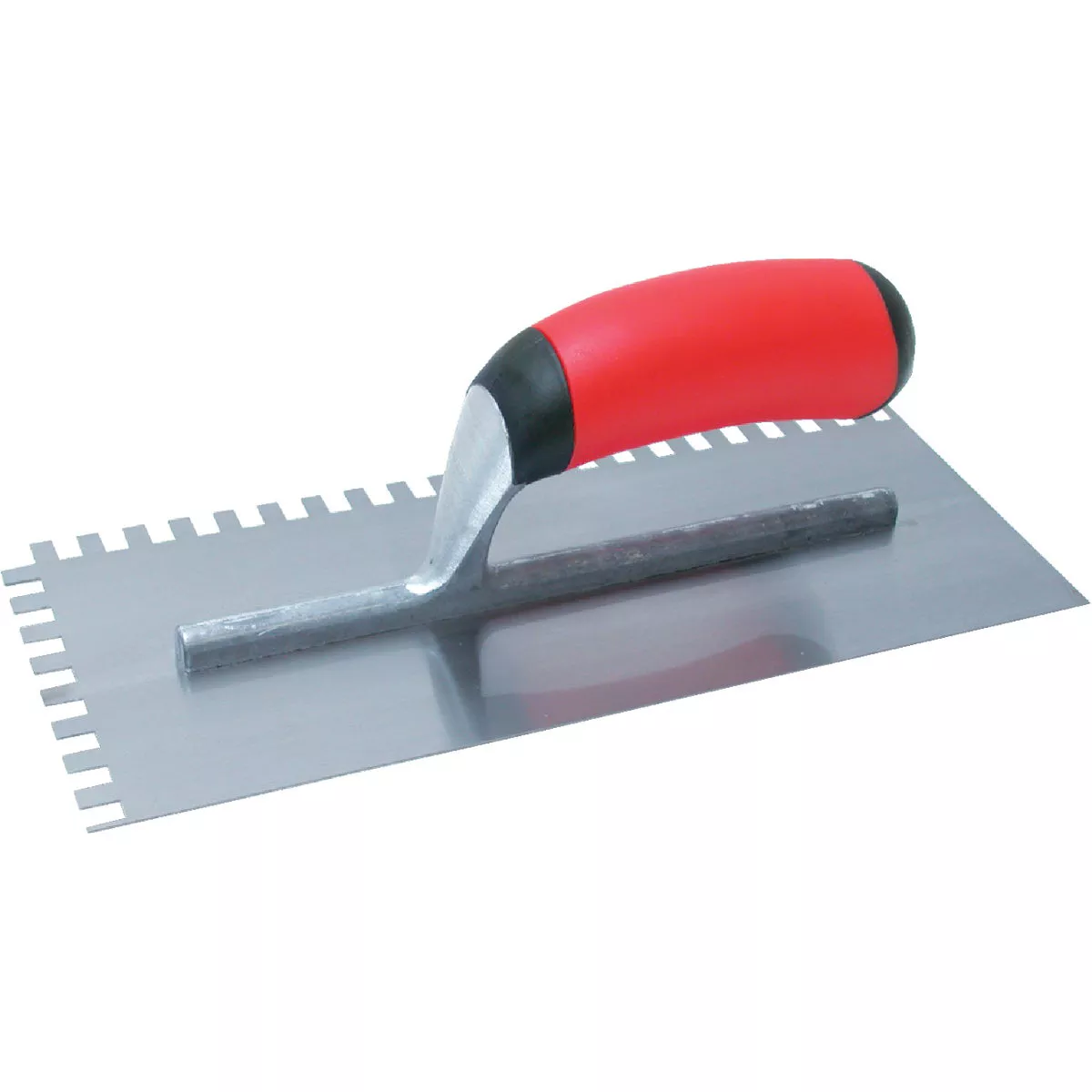 Marshalltown QLT 1/4 x 3/8 x 1/4 In. Square Notched Trowel w/Soft Grip
