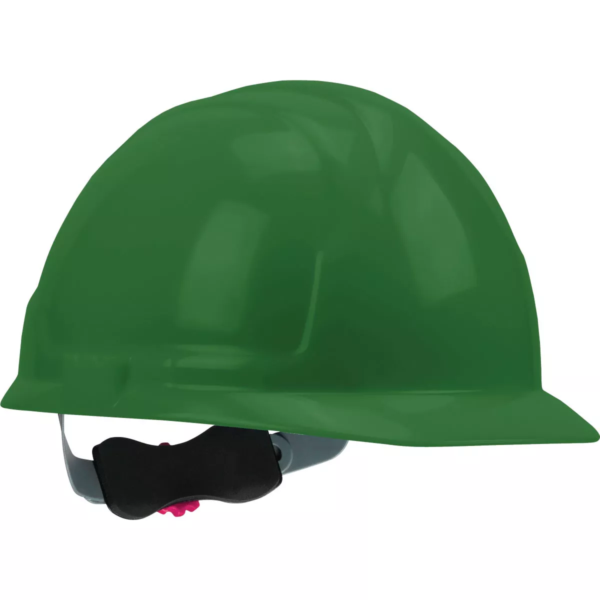 Safety Works Green Cap Style Wheel Ratchet Hard Hat