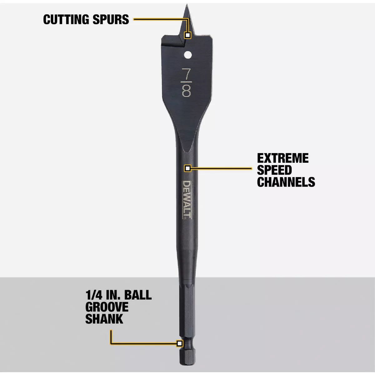 DeWalt 6-Piece Heavy-Duty Spade Bit Set - photo 5