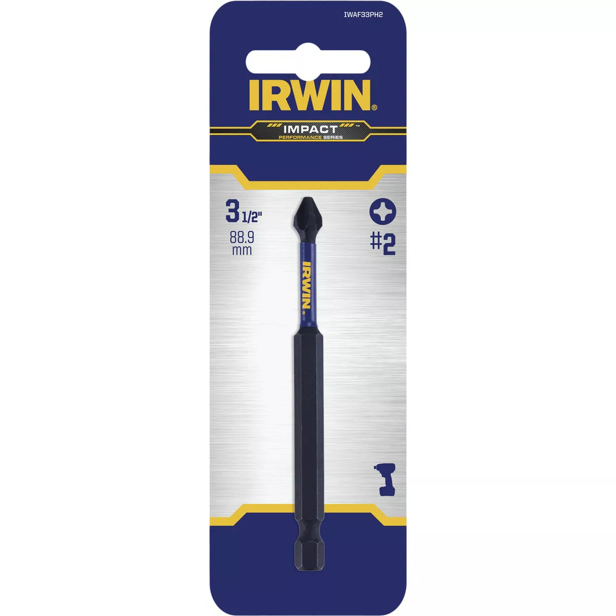 Irwin Phillips #2 3-1/2 In. Impact Screwdriver Bit
