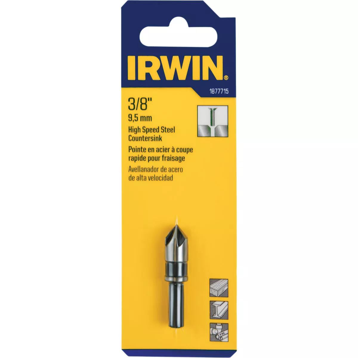 Irwin 3/8 In. Round Most Machineable Metals Countersink - photo 5