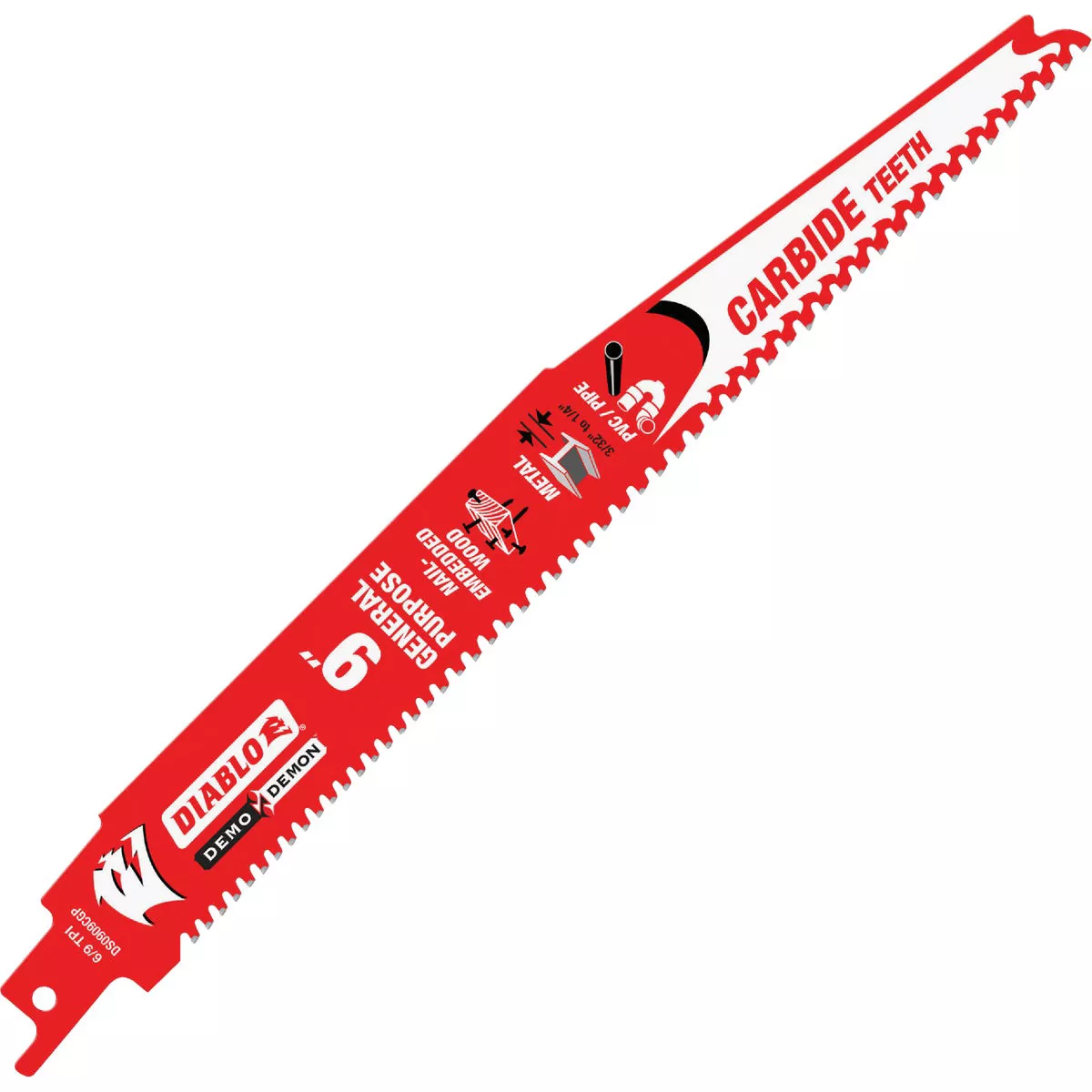 Diablo Demo Demon 9 In. 6/9 TPI Carbide Reciprocating Saw Blade