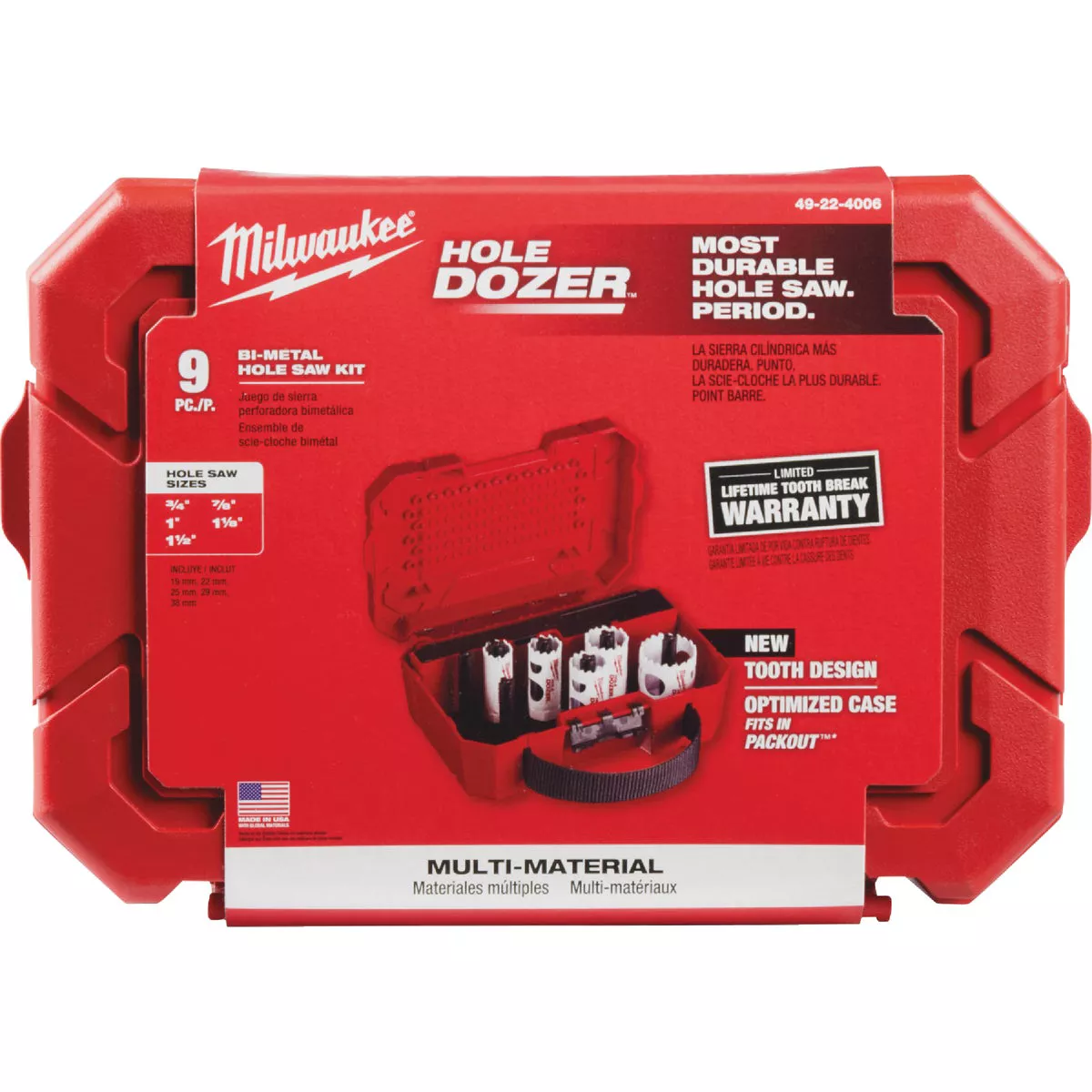 Milwaukee HOLE DOZER General Purpose Hole Saw Set (9-Piece) - photo 3