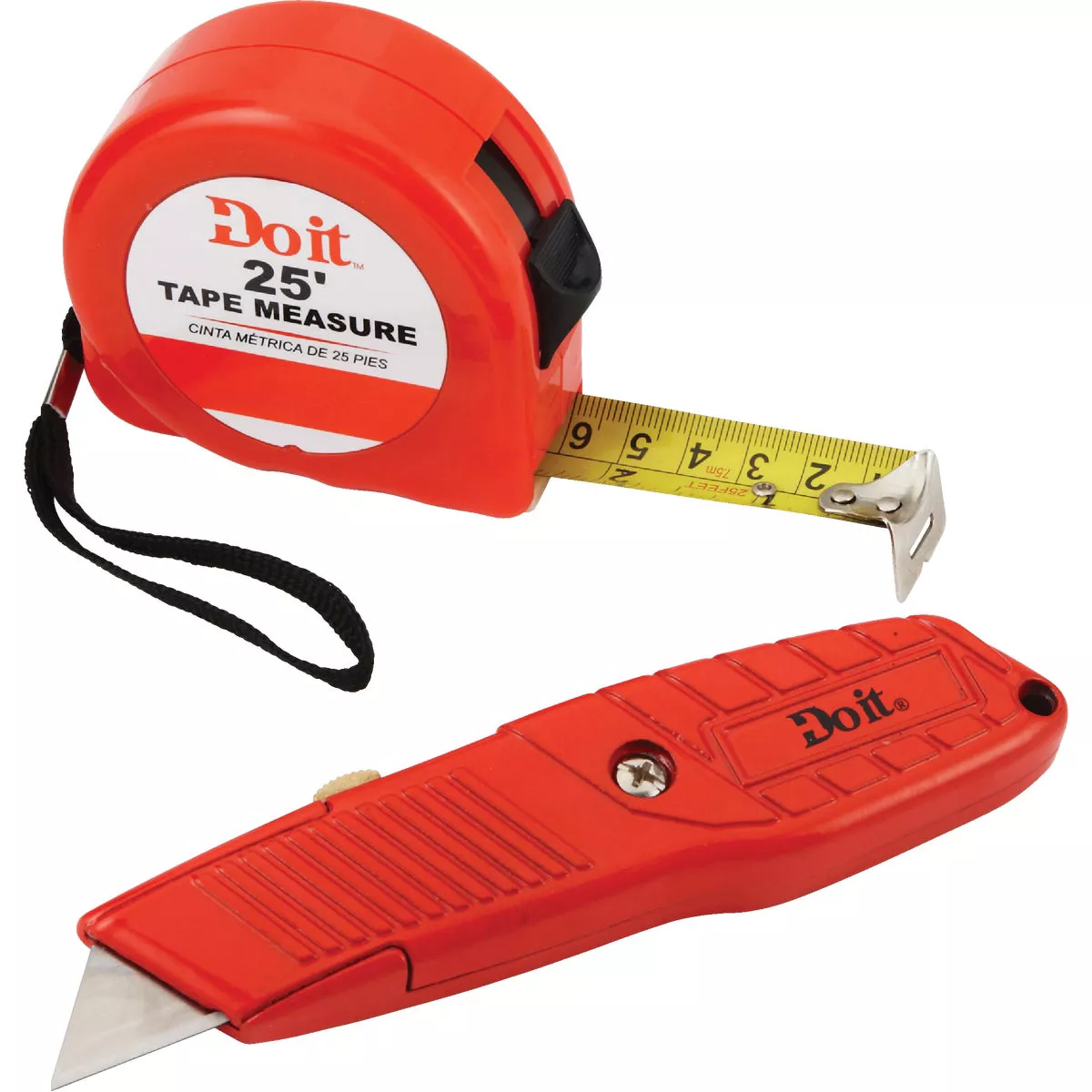 Do it 25 Ft. Tape Measure and Utility Knife Tool Set (2-Piece) - photo 3