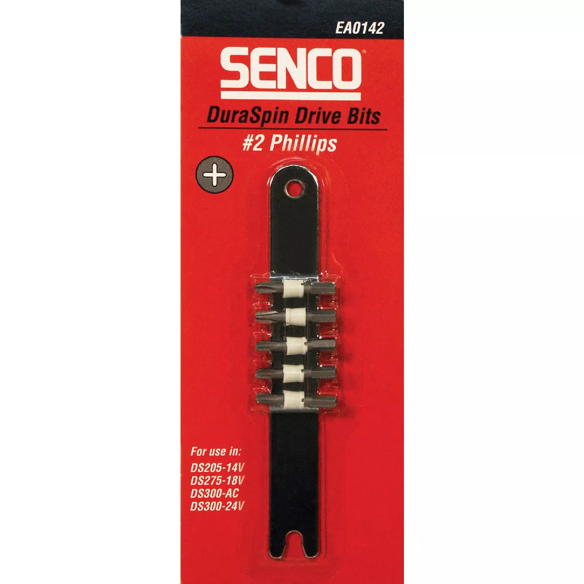 Senco DuraSpin #2 Phillips, DS205-14V, DS275-18V, DS300-AC, DS300-24V Replacement Insert Screwdriver Bit (5-Pack)
