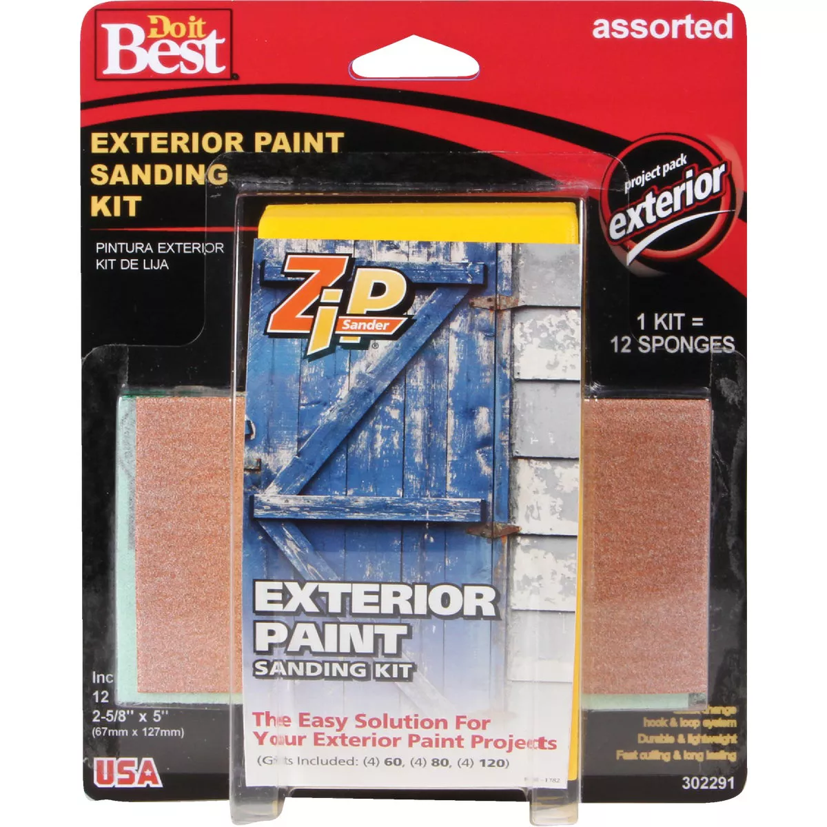 Do it Best Zip Sander Paint Hand Exterior Sanding Kit