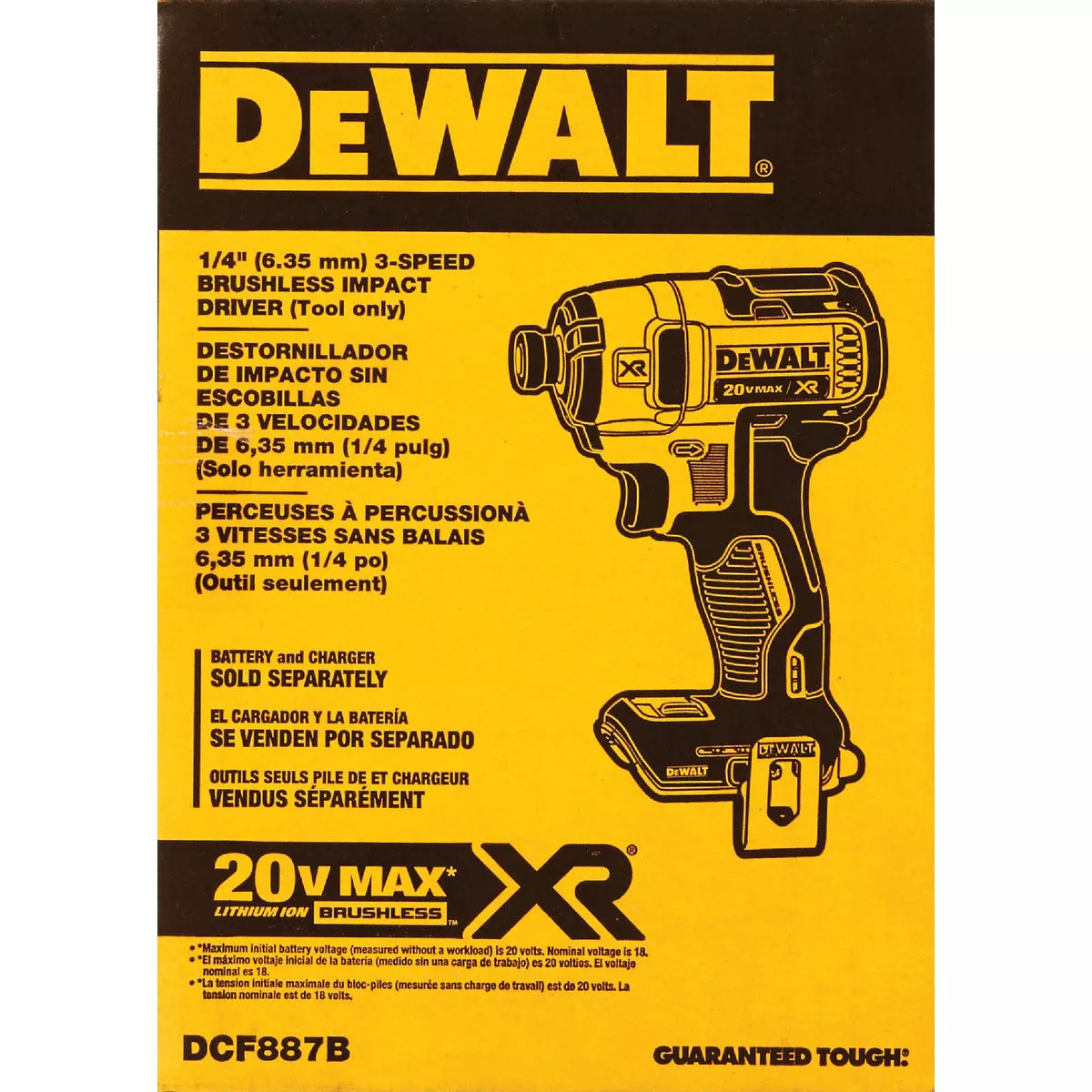 DeWalt 20-Volt MAX XR Lithium-Ion Brushless 1/4 In. Hex Cordless Impact Driver (Bare Tool) - photo 9