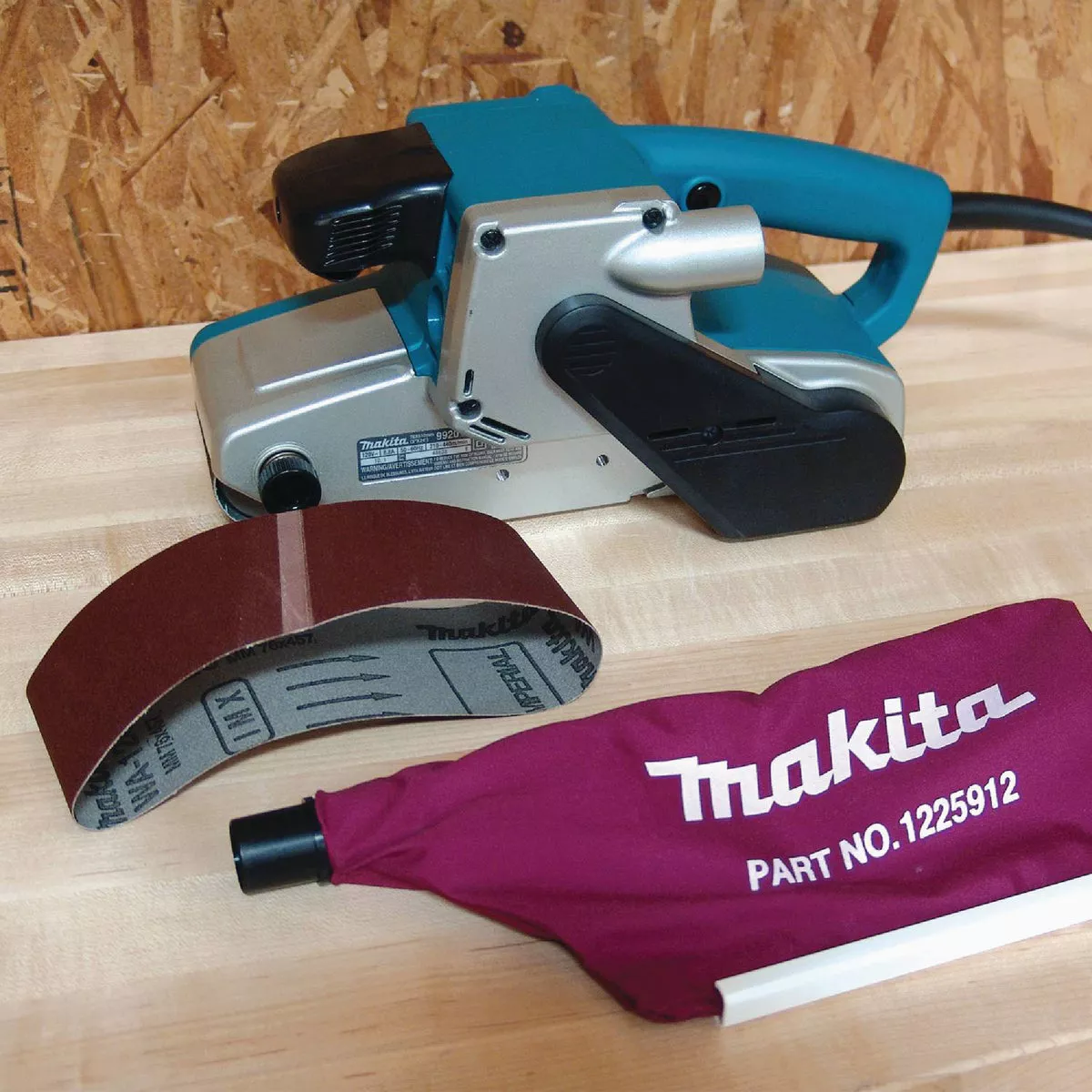 Makita 3 In. x 24 In. Belt Sander - photo 6