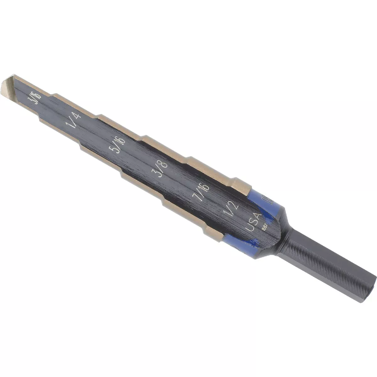 Irwin Unibit 3/16 In. - 1/2 In. #2 Step Drill Bit, 6 Steps - photo 3