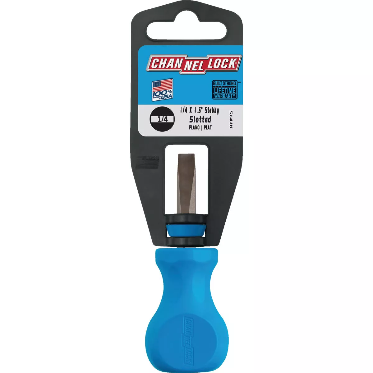 Channellock 1/4 In. x 1-1/2 In. Professional Slotted Screwdriver - photo 3