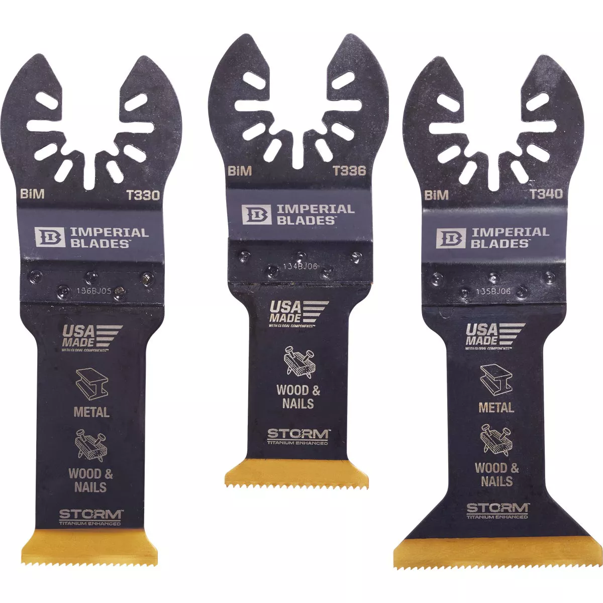 Imperial Blades ONE FIT Storm Oscillating Blade Assortment (3-Piece) - photo 2