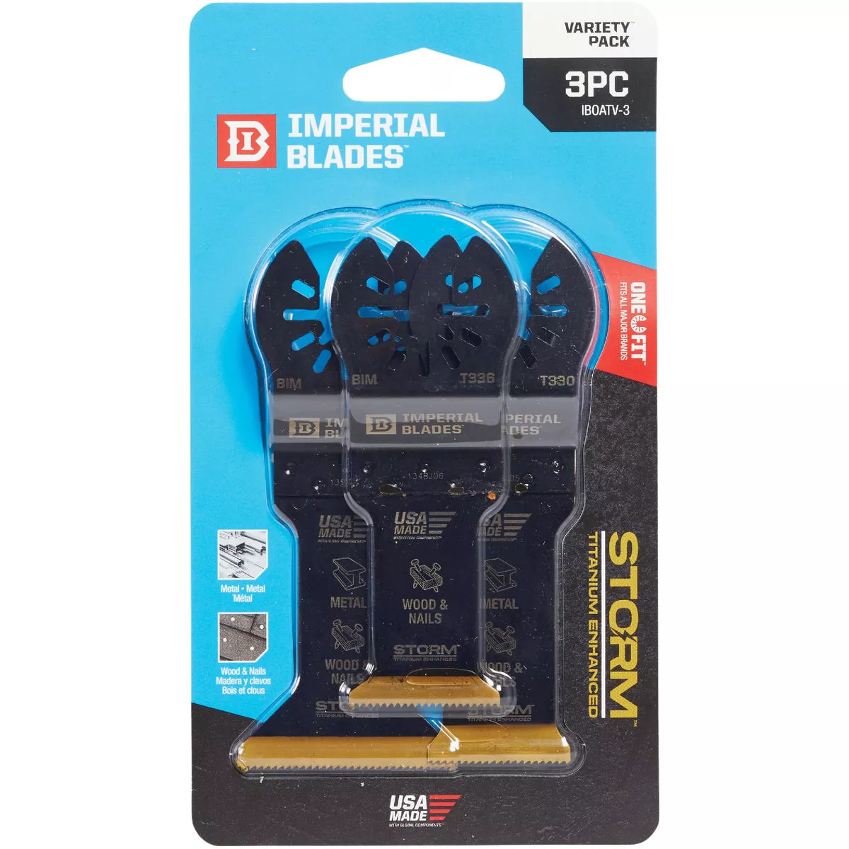 Imperial Blades ONE FIT Storm Oscillating Blade Assortment (3-Piece) - photo 3