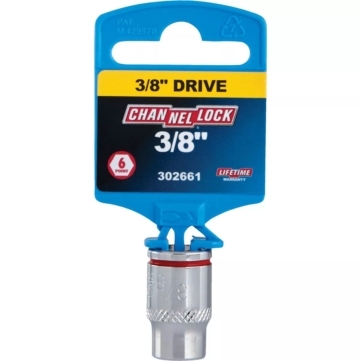 Channellock 3/8 In. Drive 3/8 In. 6-Point Shallow Standard Socket - photo 2