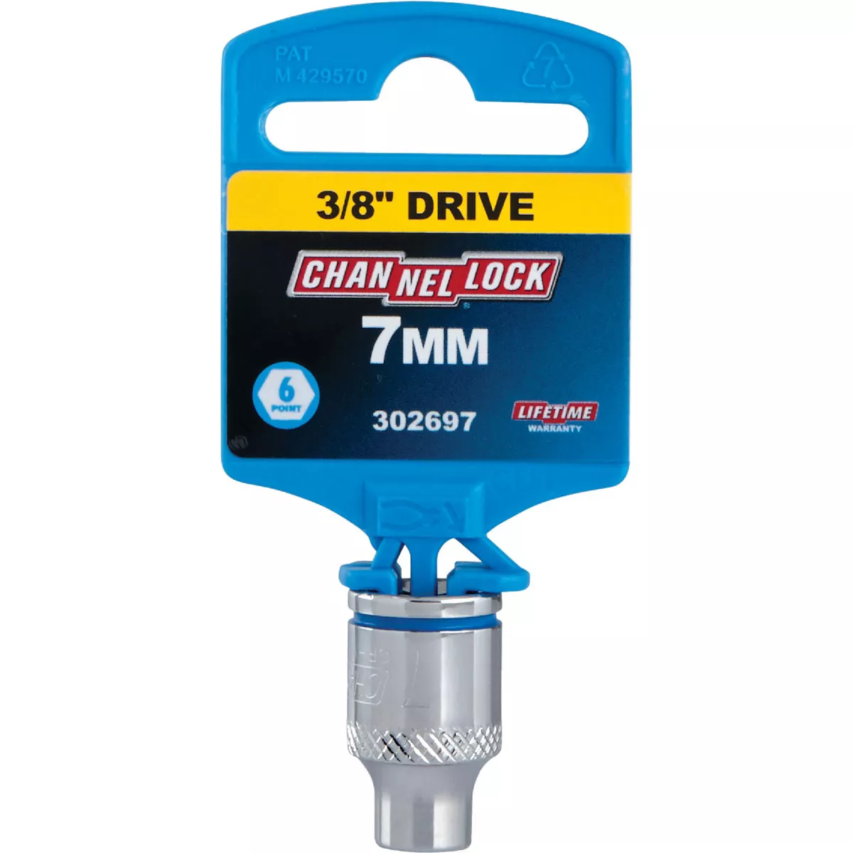 Channellock 3/8 In. Drive 7 mm 6-Point Shallow Metric Socket - photo 2
