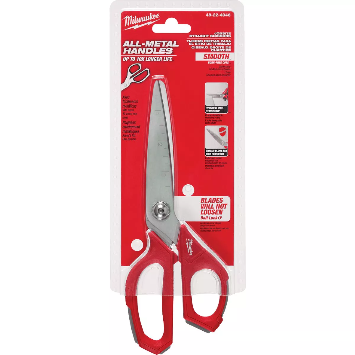 Milwaukee 9 In. Straight Jobsite Scissors - photo 2