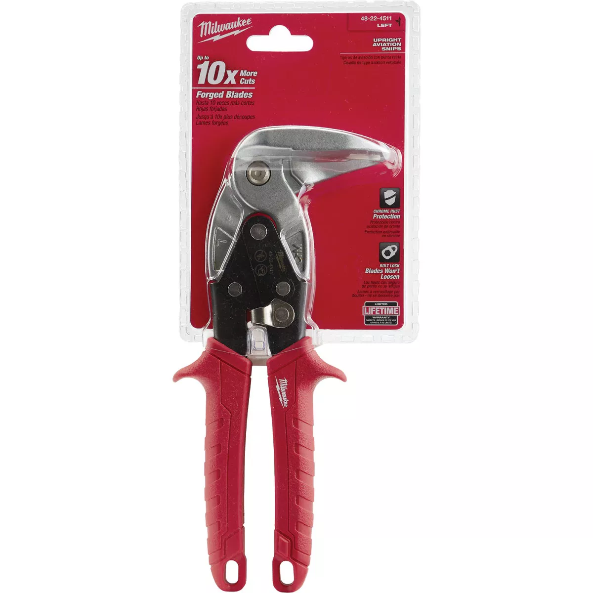 Milwaukee 9-1/2 In. Upright Aviation Left Snips - photo 2