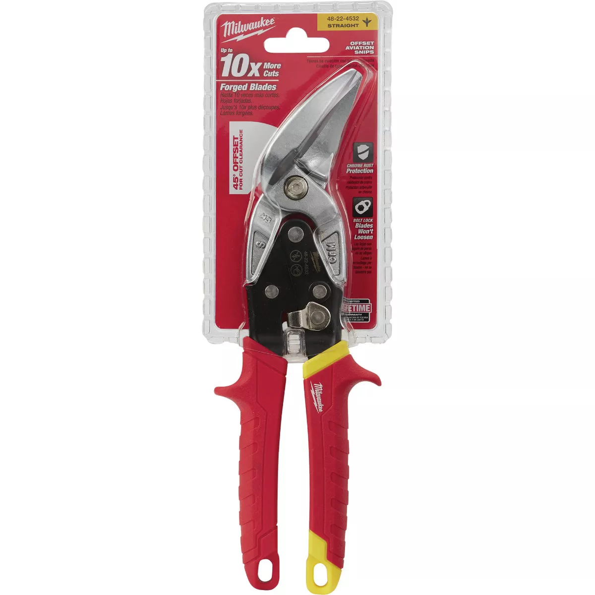 Straight Cutting Offset Aviation Snips - photo 2