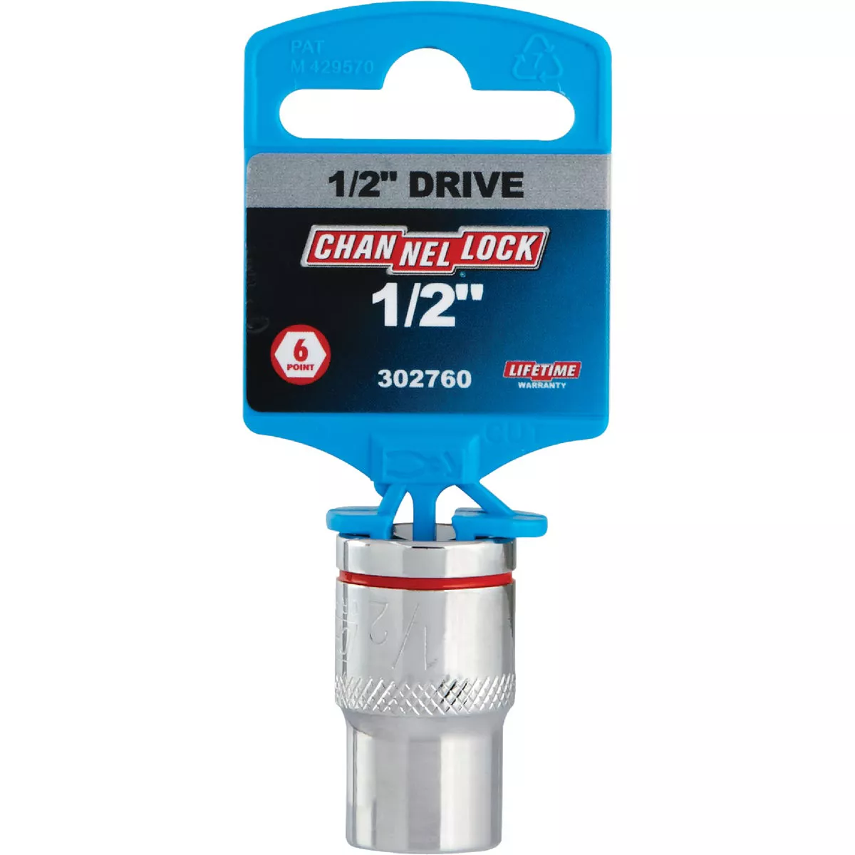 Channellock 1/2 In. Drive 1/2 In. 6-Point Shallow Standard Socket - photo 2