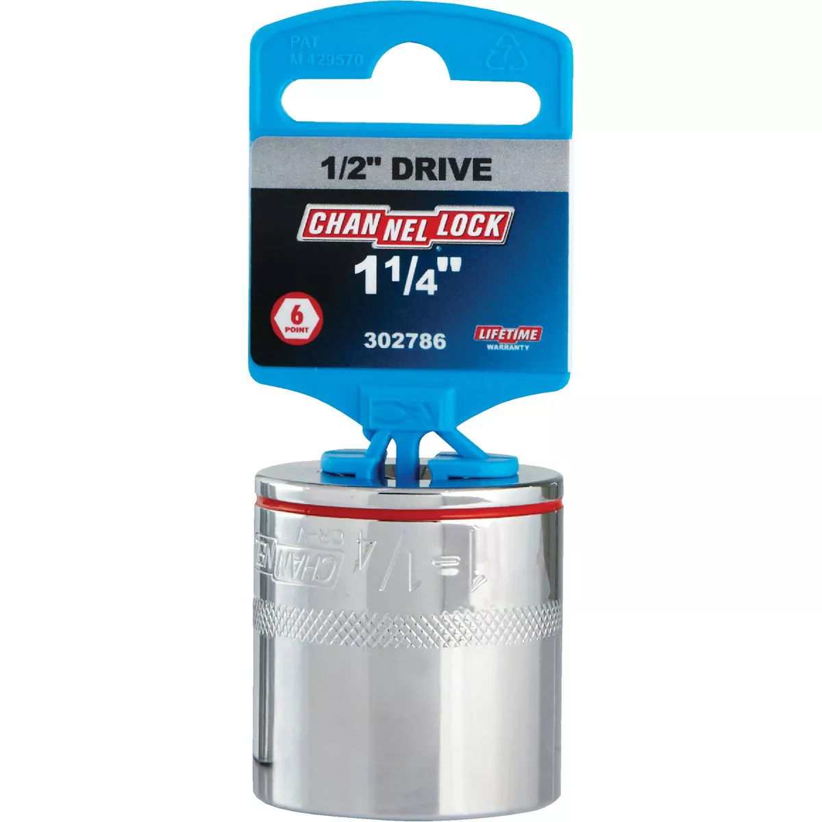 Channellock 1/2 In. Drive 1-1/4 In. 6-Point Shallow Standard Socket - photo 2