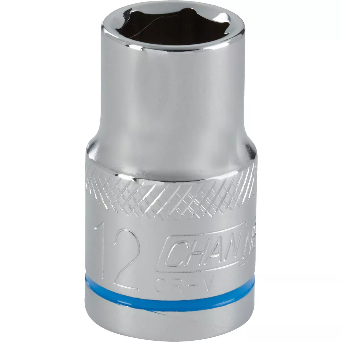 Channellock 1/2 In. Drive 12 mm 6-Point Shallow Metric Socket