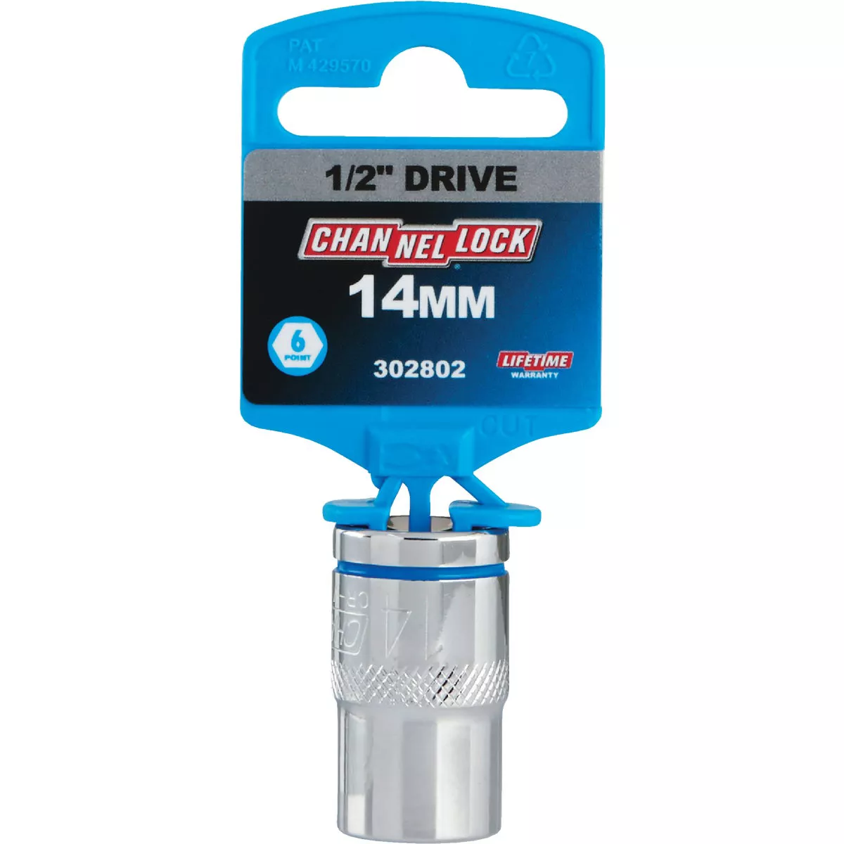 Channellock 1/2 In. Drive 14 mm 6-Point Shallow Metric Socket - photo 2