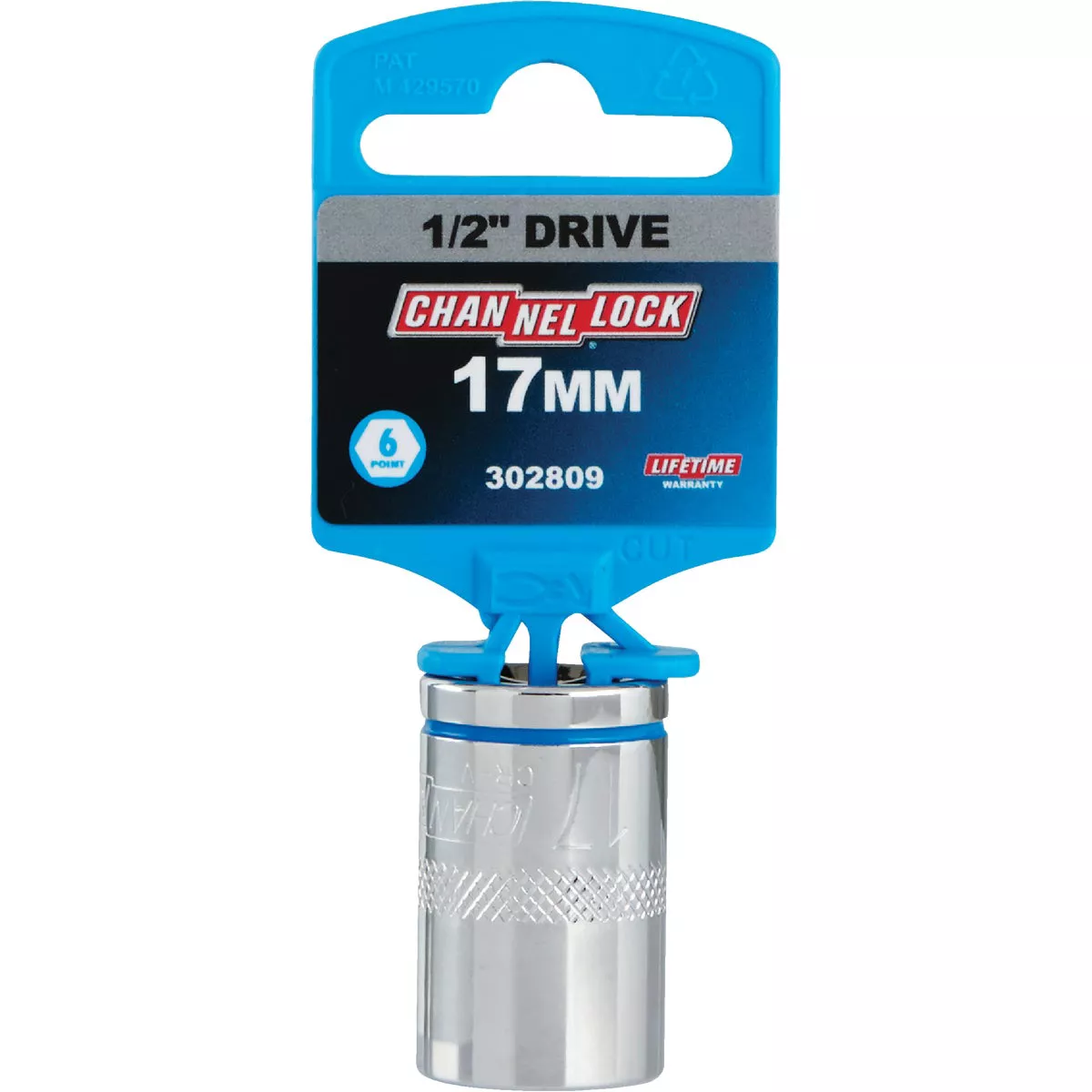 Channellock 1/2 In. Drive 17 mm 6-Point Shallow Metric Socket - photo 2