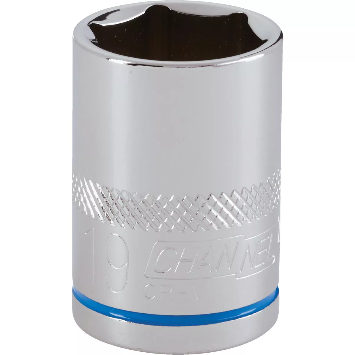 Channellock 1/2 In. Drive 19 mm 6-Point Shallow Metric Socket