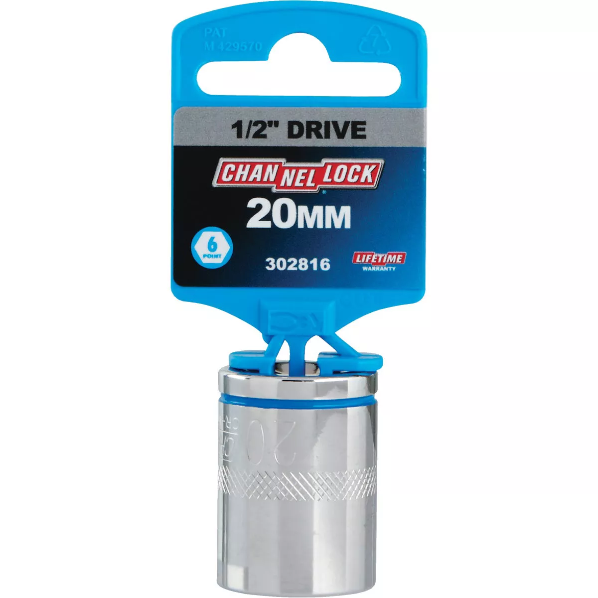 Channellock 1/2 In. Drive 20 mm 6-Point Shallow Metric Socket - photo 2