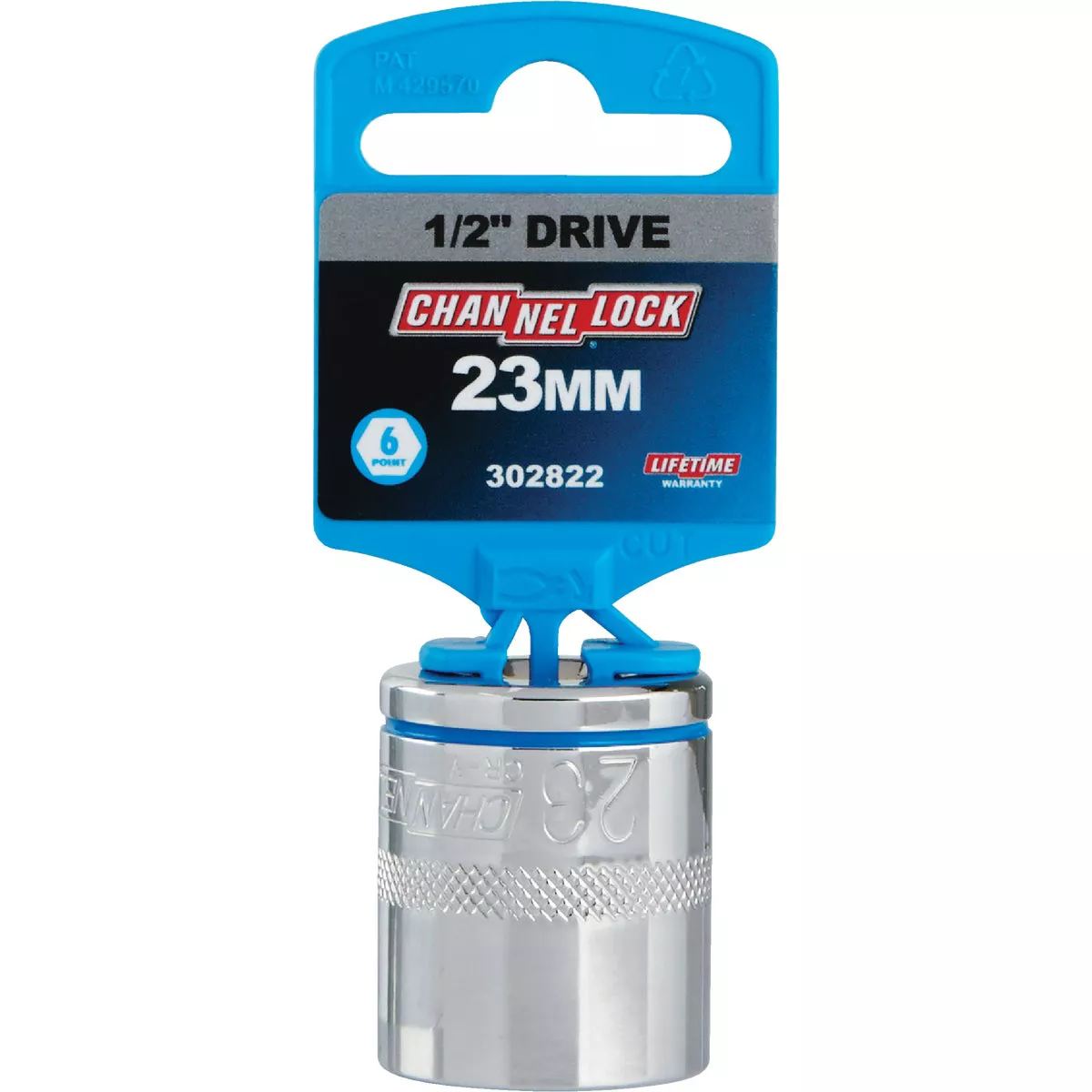 Channellock 1/2 In. Drive 23 mm 6-Point Shallow Metric Socket - photo 2