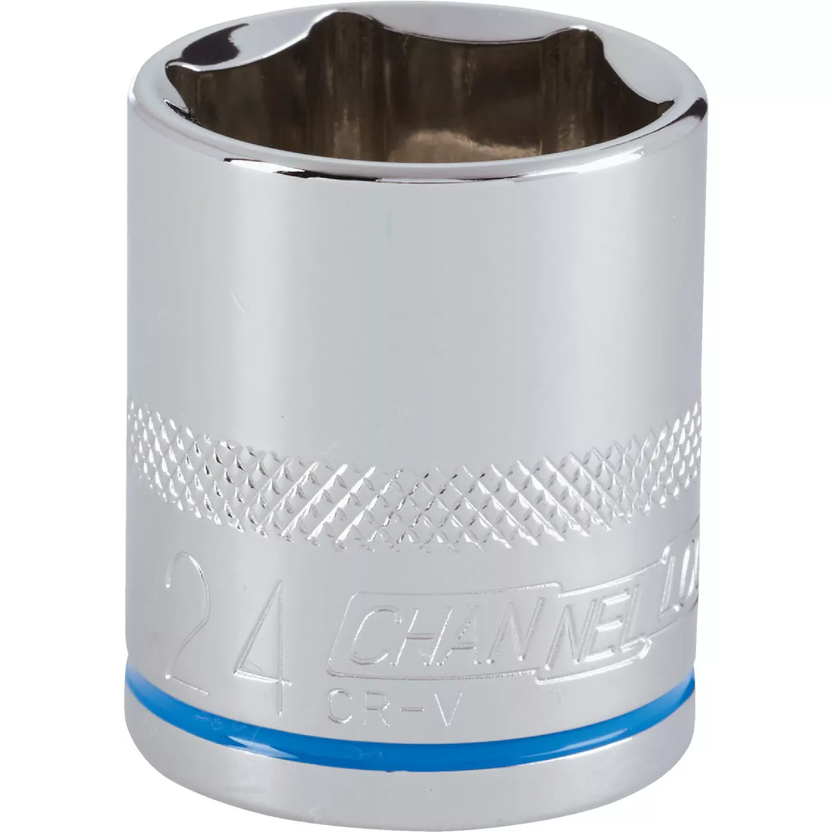 Channellock 1/2 In. Drive 24 mm 6-Point Shallow Metric Socket