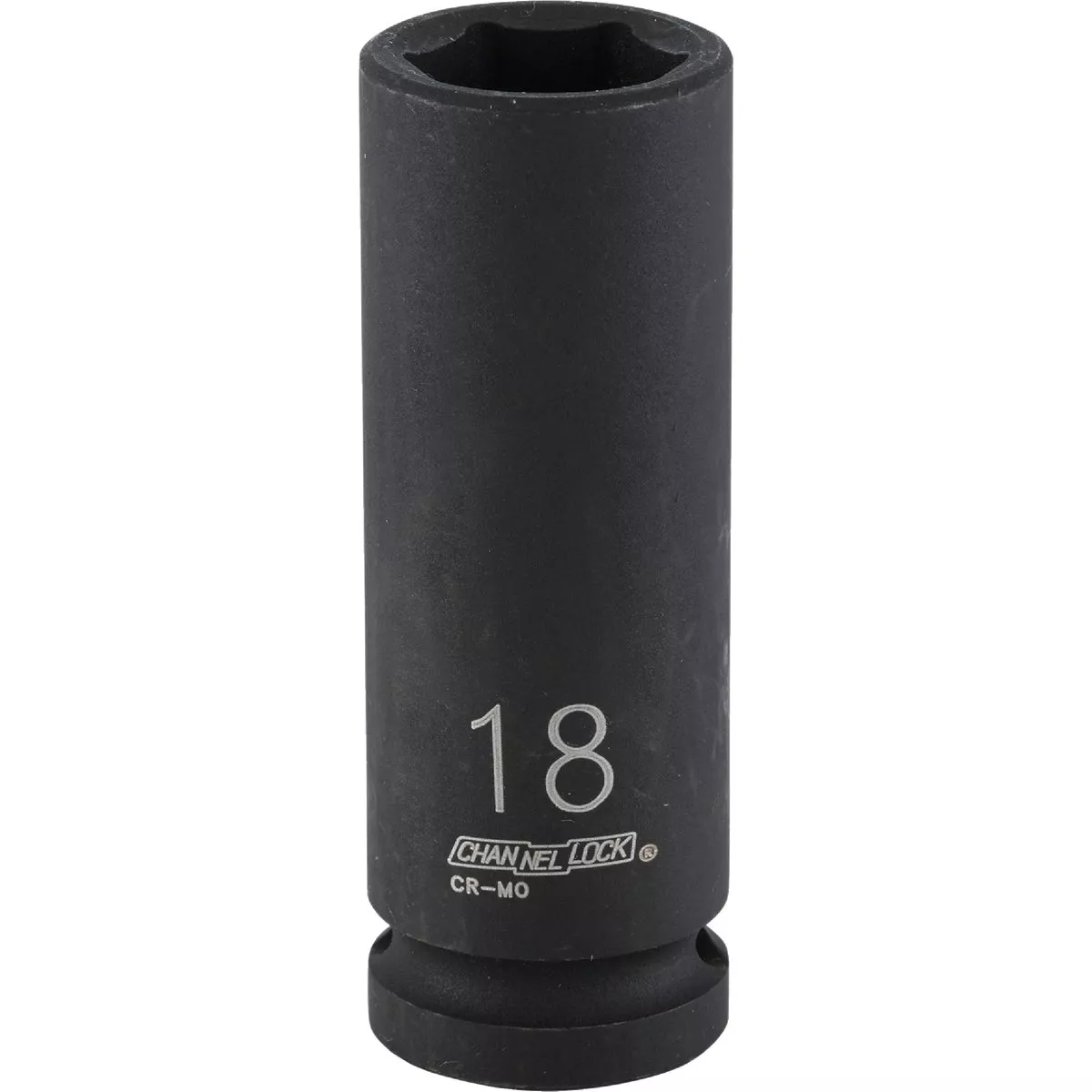 Channellock 1/2 In. Drive 18 mm 6-Point Deep Metric Impact Socket