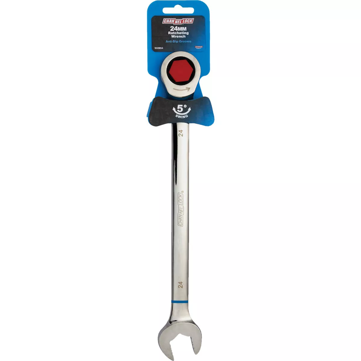Channellock Metric 24 mm 12-Point Ratcheting Combination Wrench - photo 2