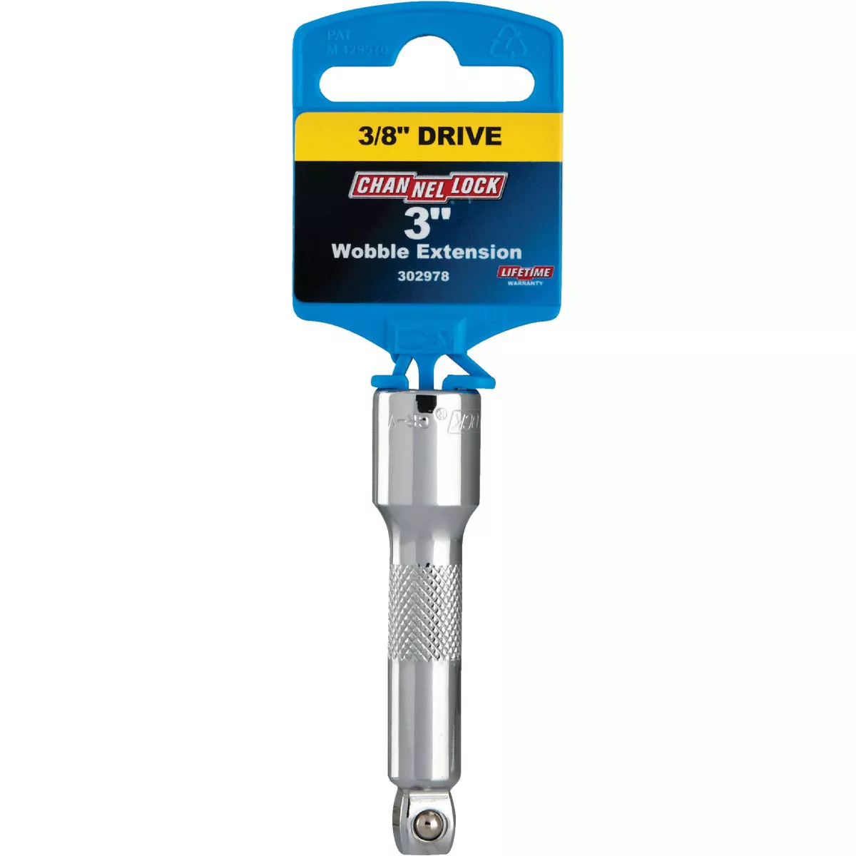 Channellock 3/8 In. Drive 3 In. Long Wobble Socket Extension - photo 2