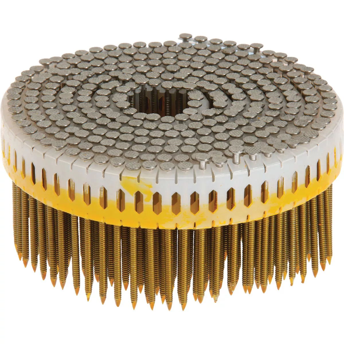 Grip-Rite PrimeGuard Max 0 Degree Plastic Strip 304-Stainless Steel Coil Siding Nail, 2-1/4 In. x .090 In. (3600 Ct.)
