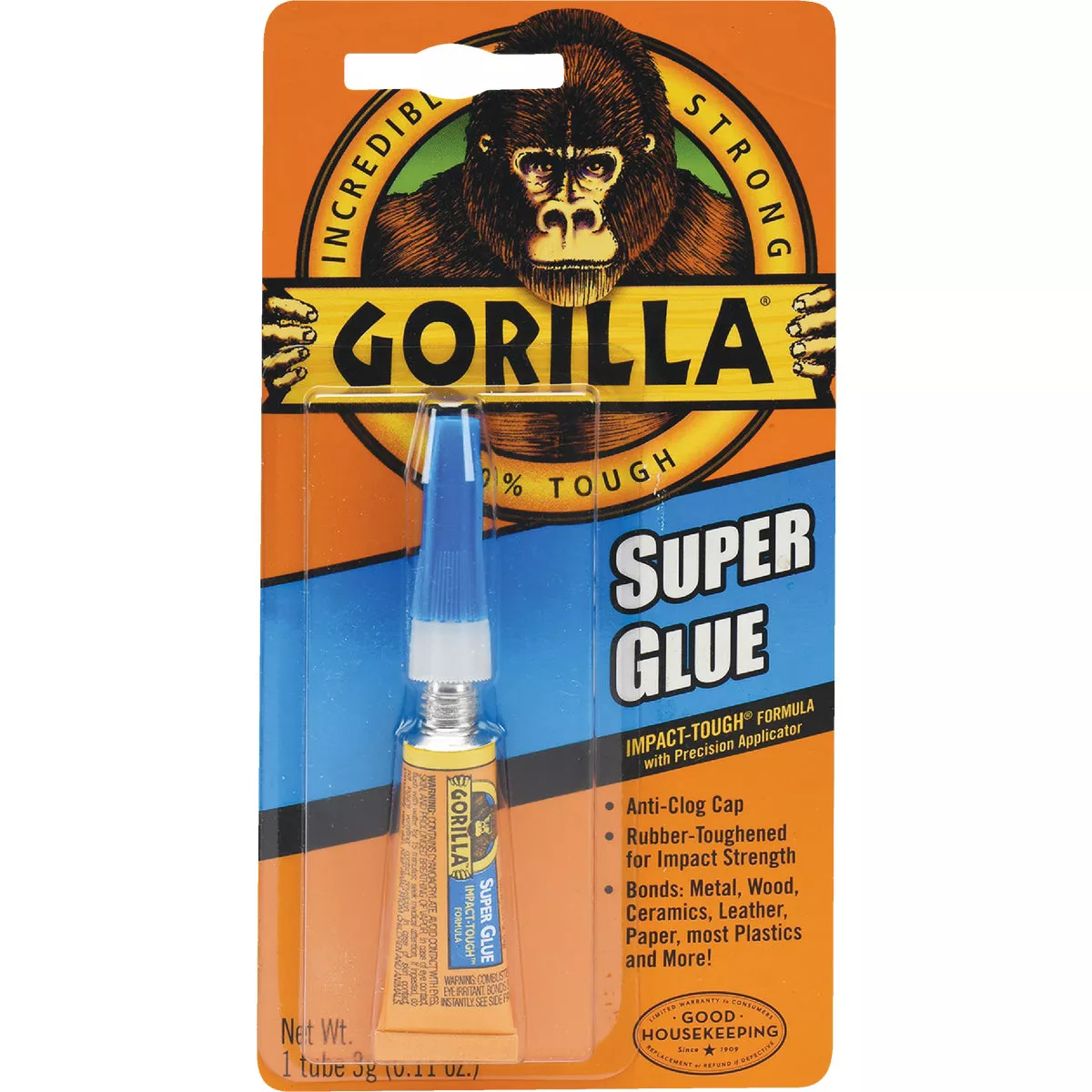 Gorilla 0.11 Oz. Liquid Super Glue