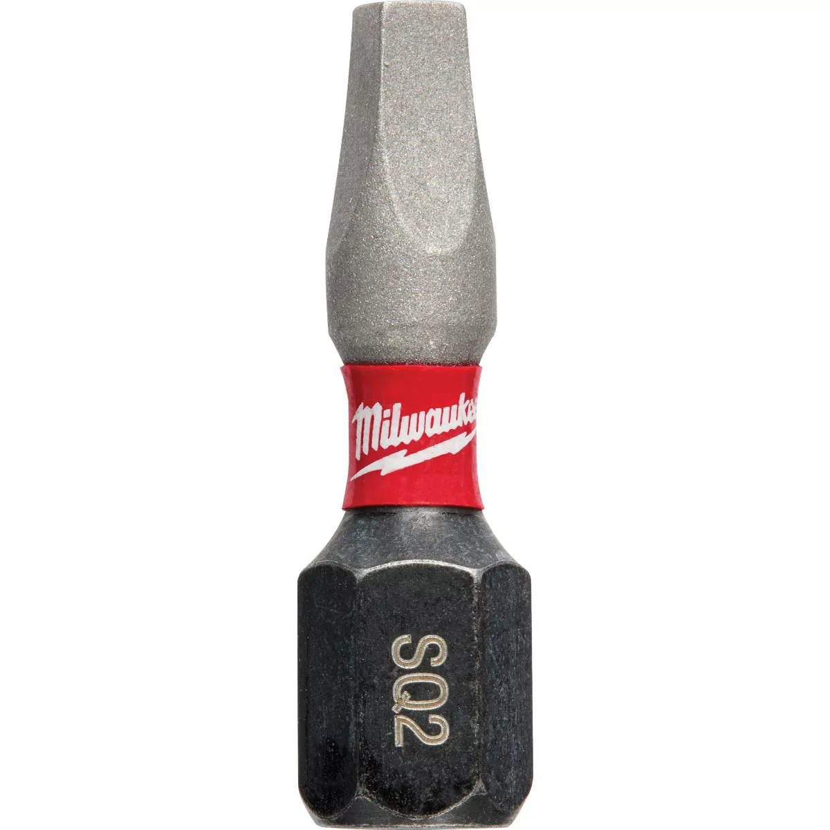 Milwaukee SHOCKWAVE #2 Square Recess 1 In. Insert Impact Screwdriver Bit