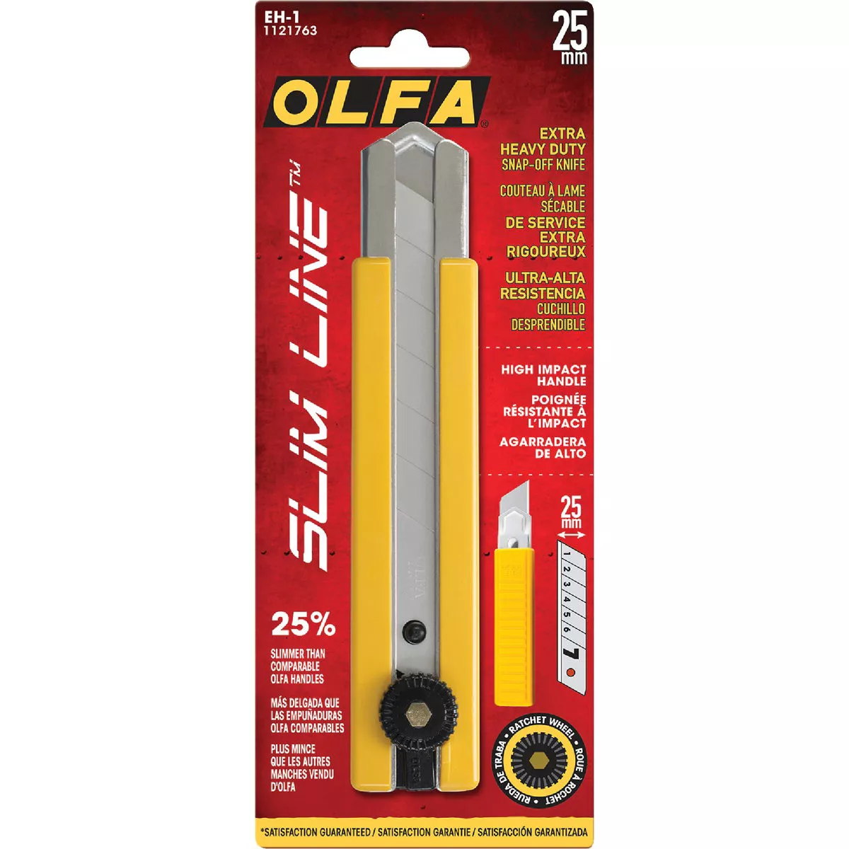 Olfa 25mm 7-Point Ratchet Lock EH-1 Snap-Off Knife - photo 2