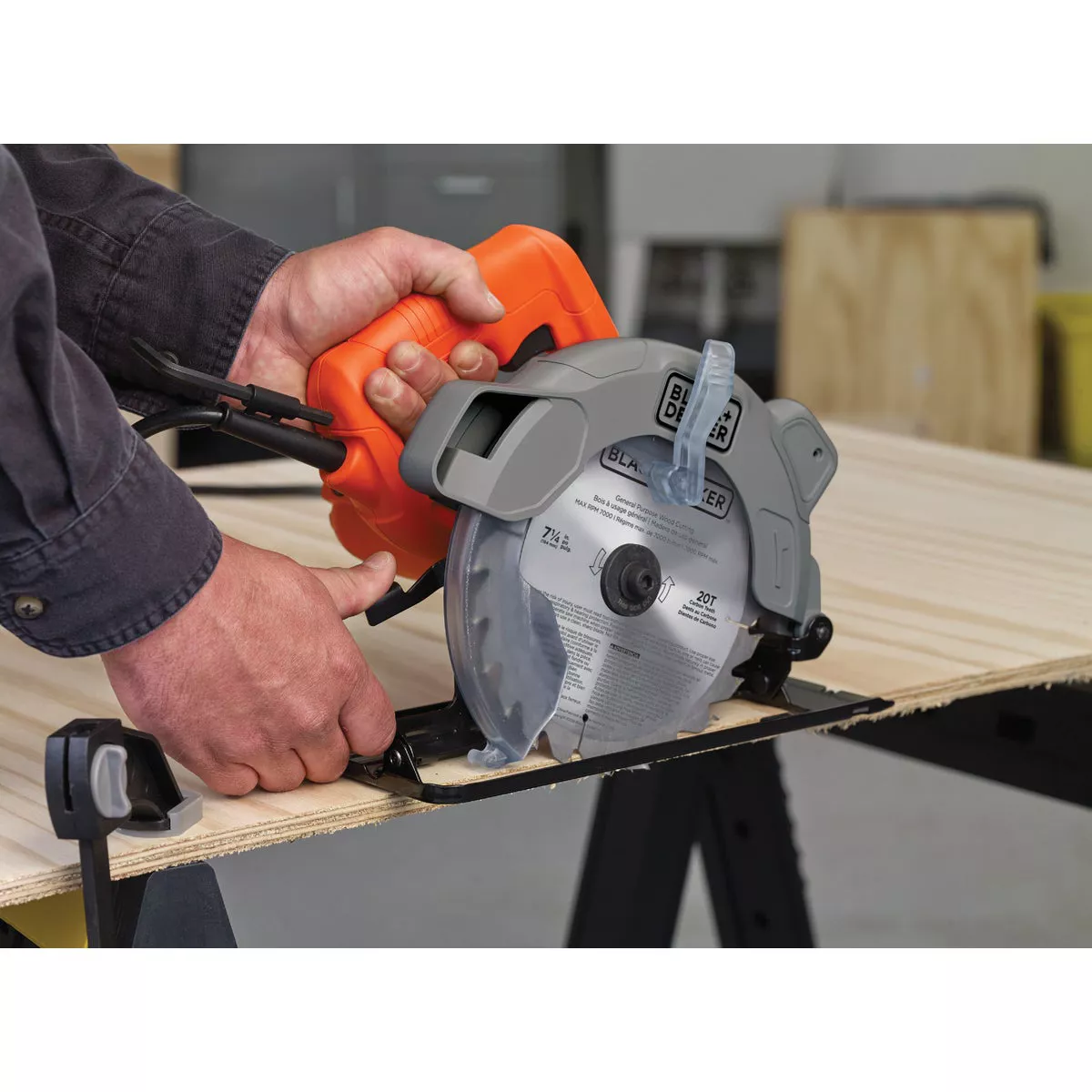Black & Decker 7-1/4 In. 13-Amp Circular Saw with Laser - photo 5