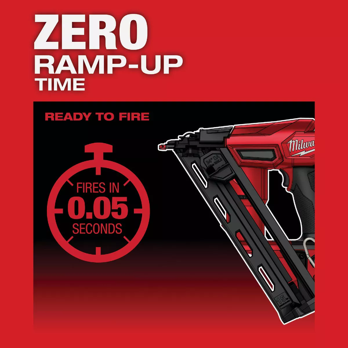 Milwaukee M18 FUEL Brushless 15-Gauge 2-1/2 In. Angled Cordless Finish Nailer Kit with 2.0 Ah Battery & Charger - photo 3
